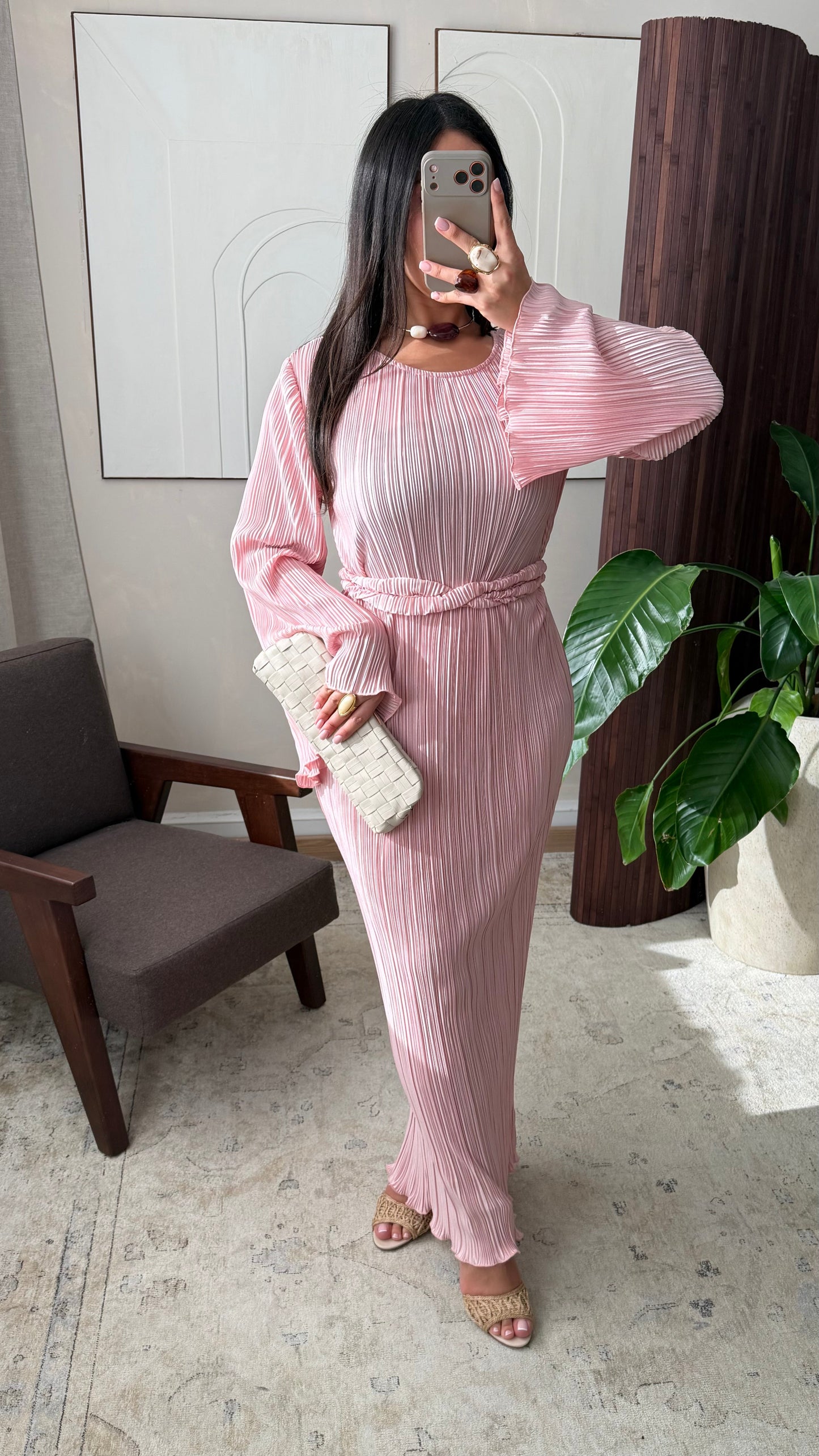 Robe Longue Plissee I Robe