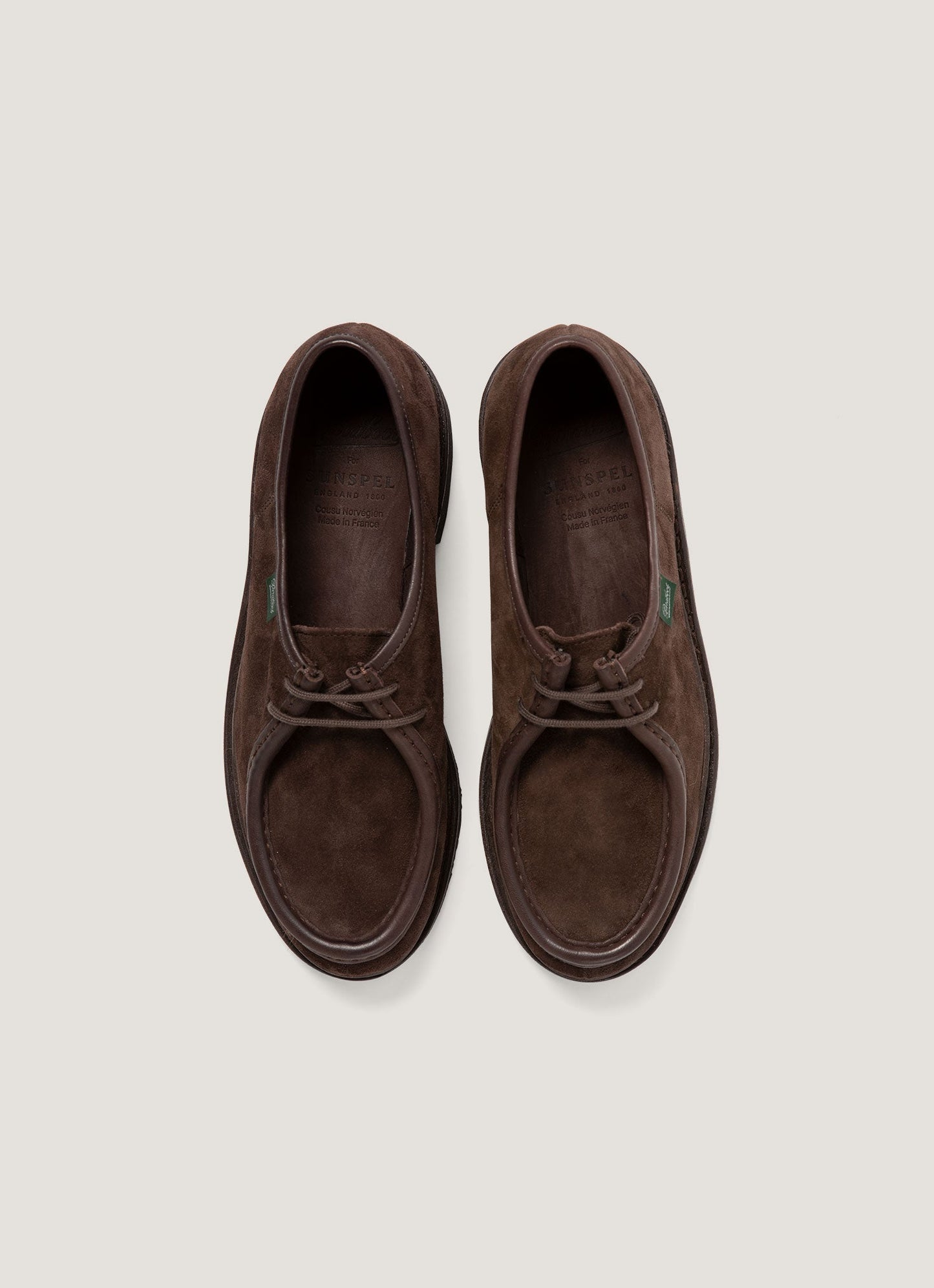 Paraboot Suede Micka Shoe In Brown Mftw9418 Brab