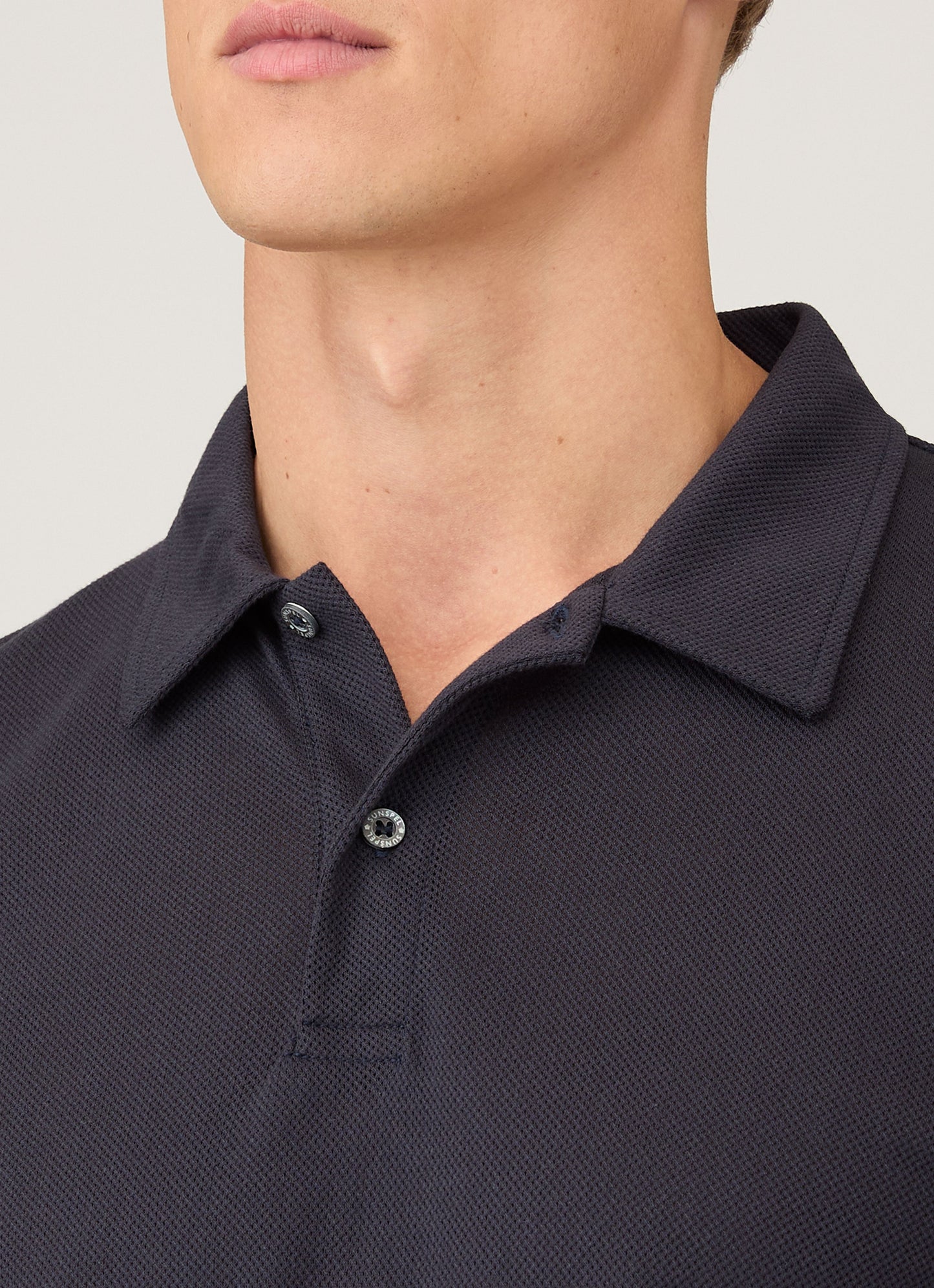 Mens Regular Fit Riviera Polo Shirt In Navy Mpol1076 Buaa