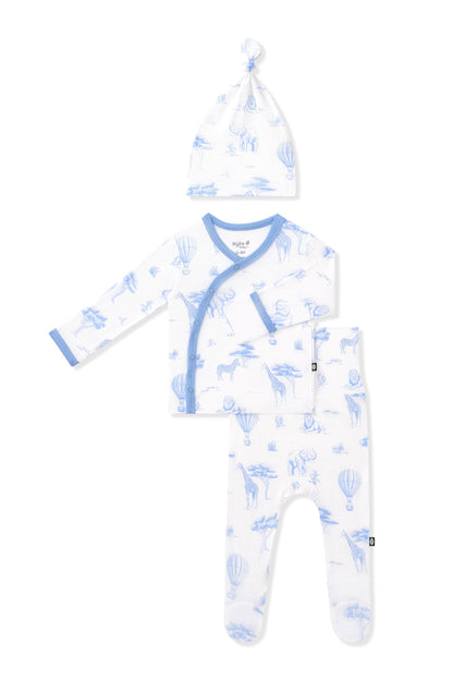 Take Me Home Set with Cap in Toile Safari