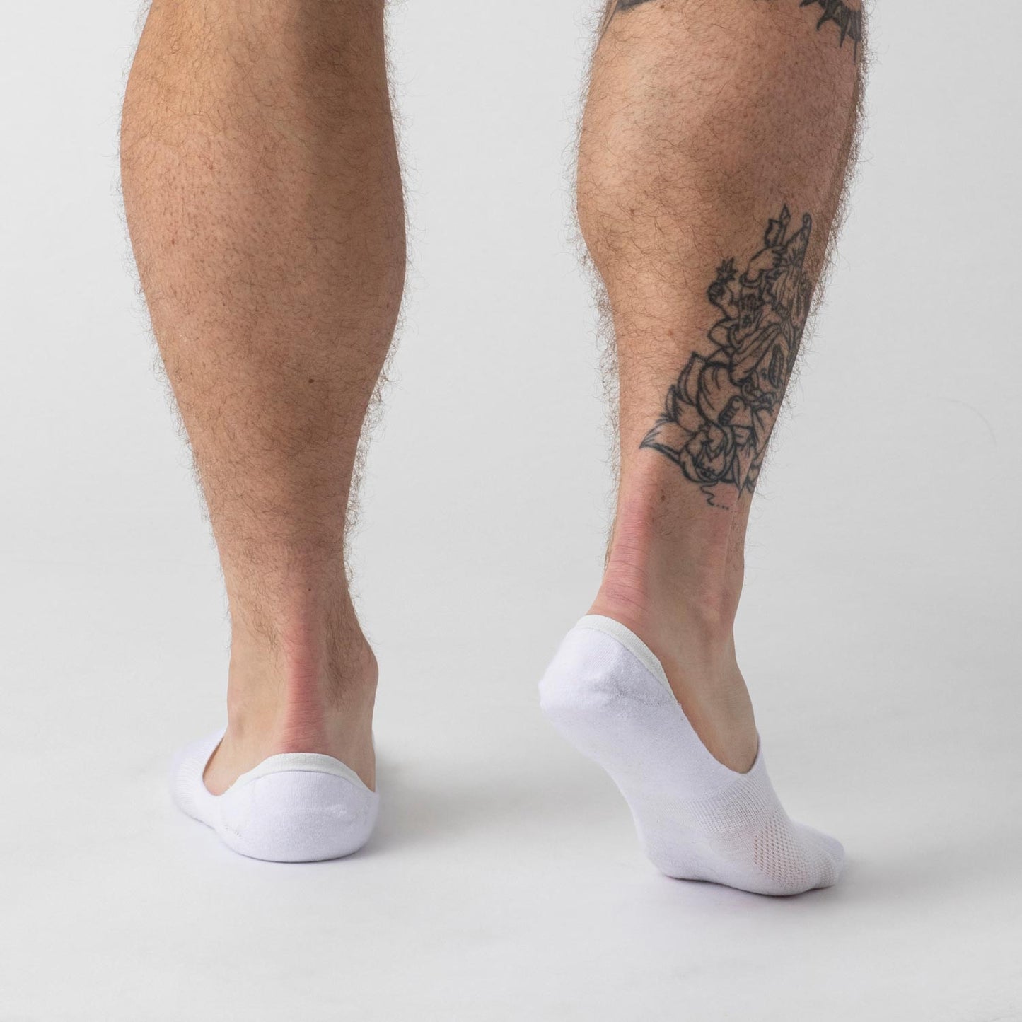 White Never Show Socks 3 Pack