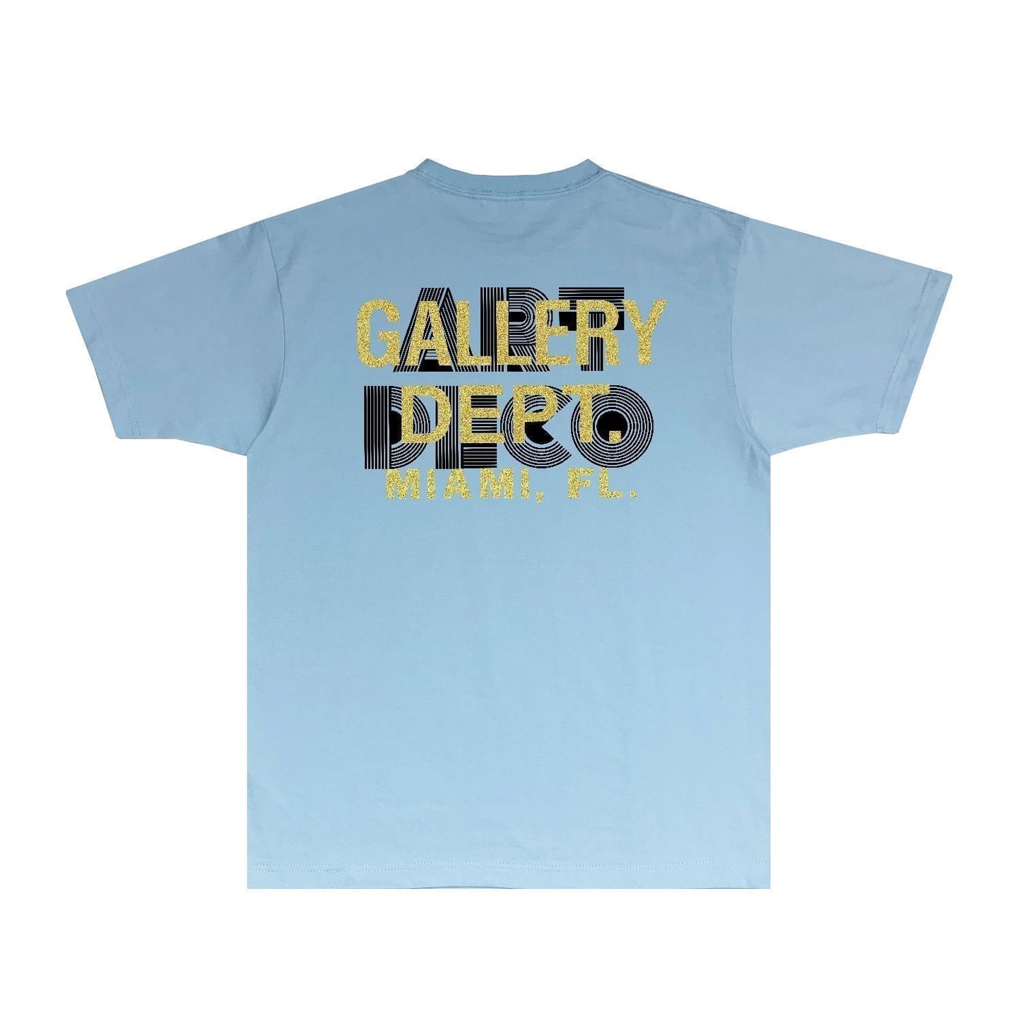 Gallery Dept T Shirt Retro Printed Loose Short-Sleeved Shirt