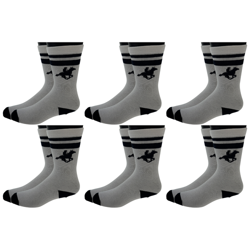 6X U S Polo Assn Livergy Mens Crew Socks Bulk Pack White Navy 1 Pack Of 3 Pairs