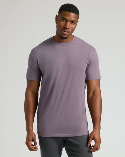 Classic Tall Straight Hem Crew Neck T-Shirt 3-Pack