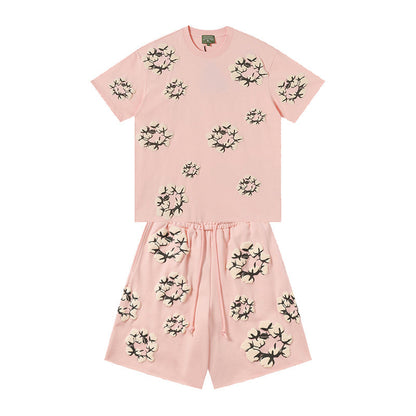 Denim Tears T-shirt & Shorts 2 Piece Set