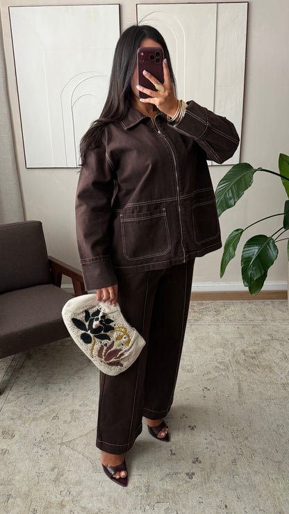 Ensemble I Marron Chocolat Copie