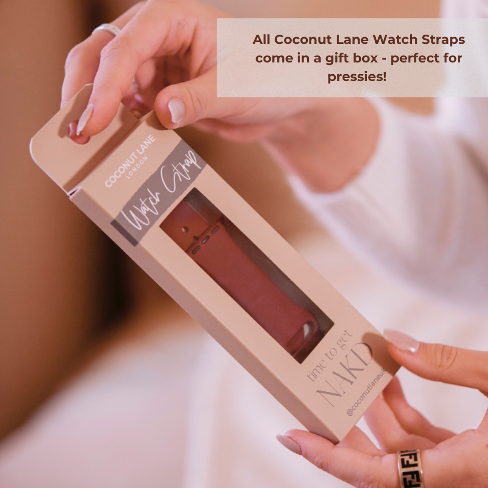 NAKD Apple Watch Strap - Burgundy