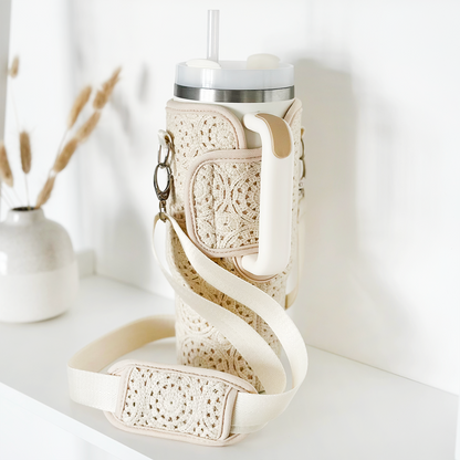 Tumbler Carry Case - Festival Crochet