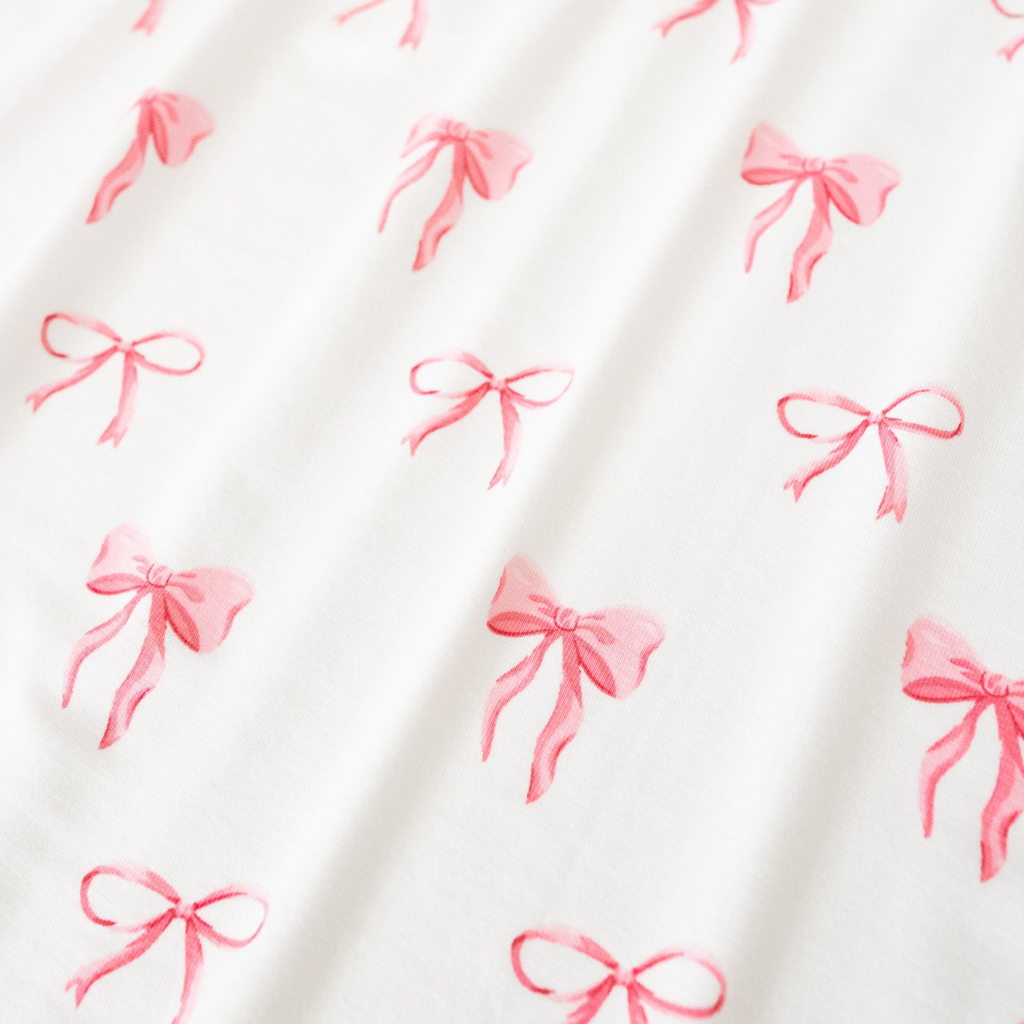 Short Sleeve with Pants Pajamas in Bow