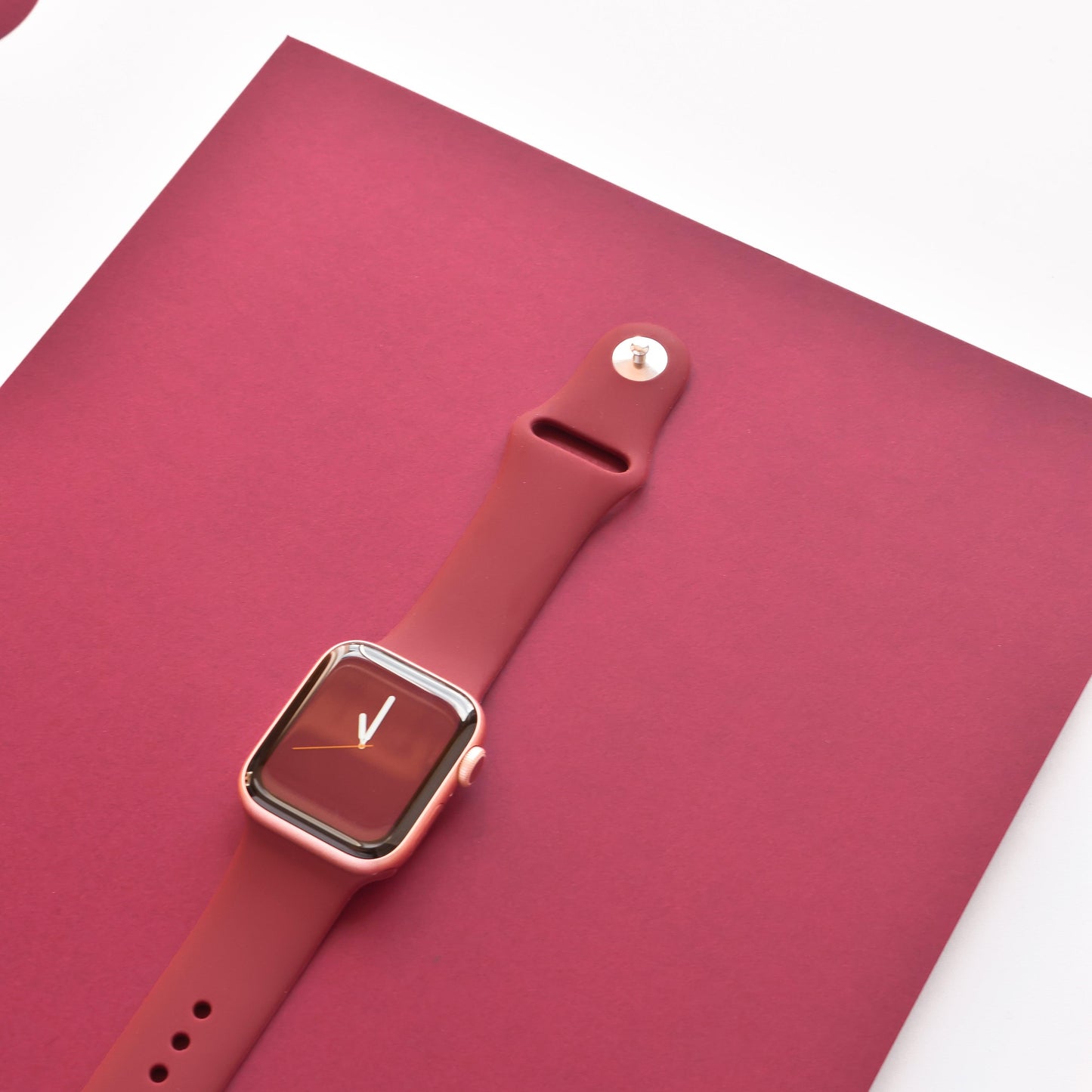 NAKD Apple Watch Strap - Burgundy
