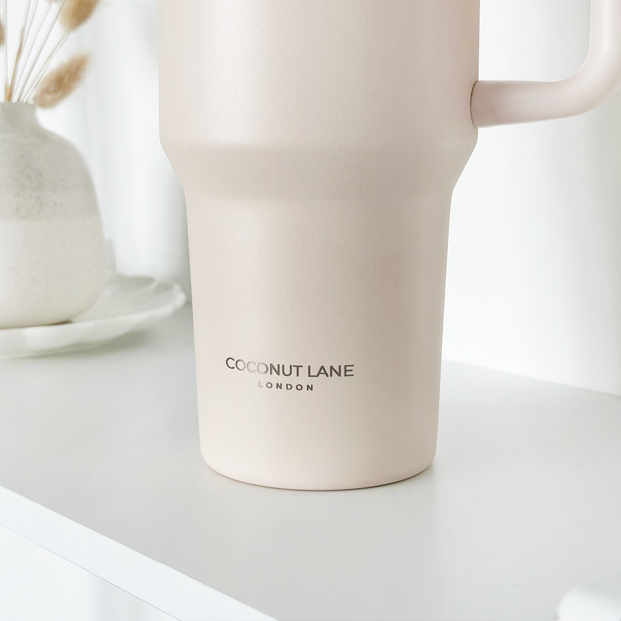 Stainless Steel Tumbler - Marshmallow Pink
