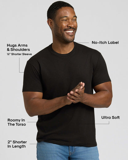 Short Classic Crew Neck 3-Pack