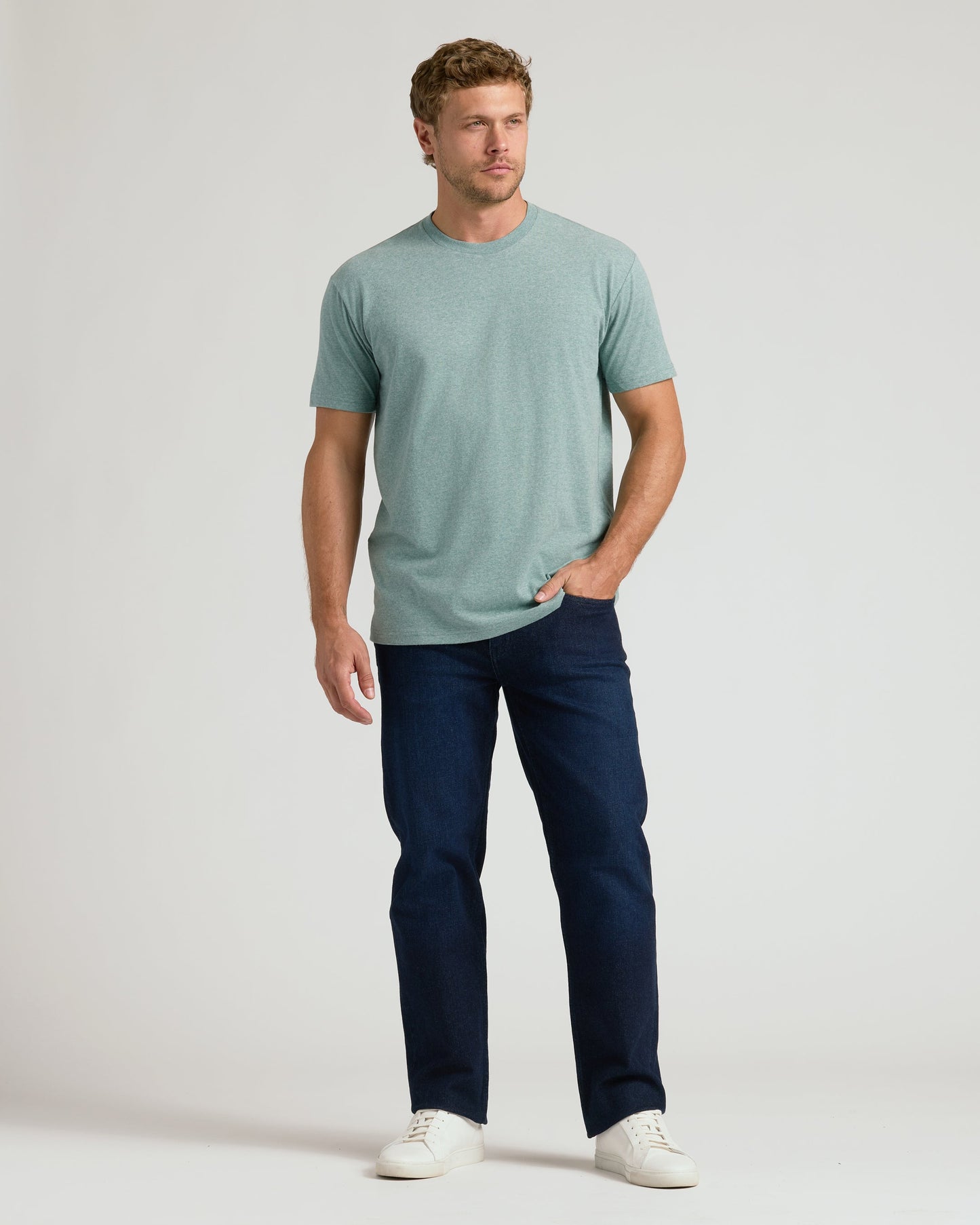 Heather Balsam Classic Crew Neck