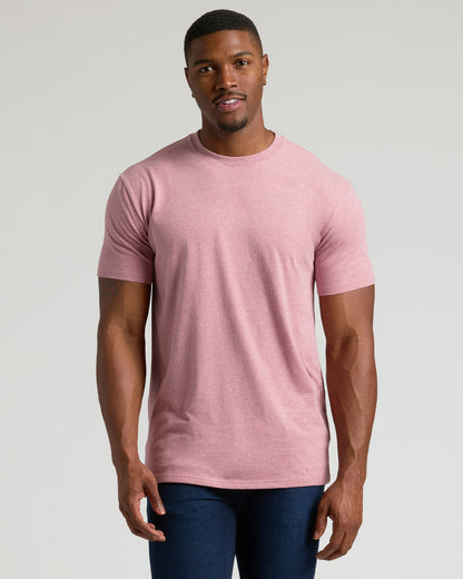 Tall Straight Hem Crew Neck T-Shirt 10-Pack