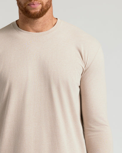 Heather Truffle Tall Long Sleeve T Shirt