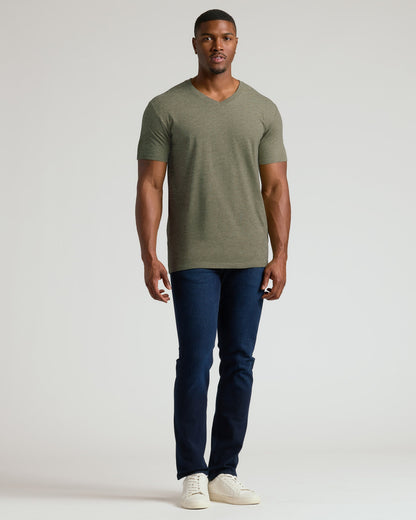 Short Sleeve Tall Classic V-Neck 3-Pack