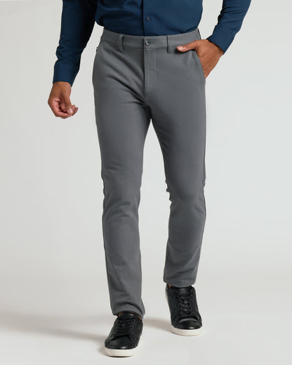 Navy & Carbon Slim Chino Pants 2-Pack