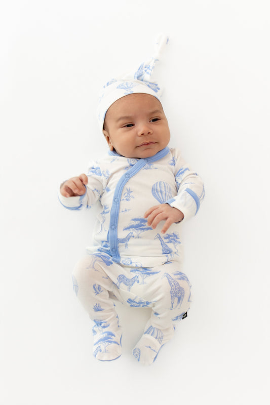 Take Me Home Set with Cap in Toile Safari