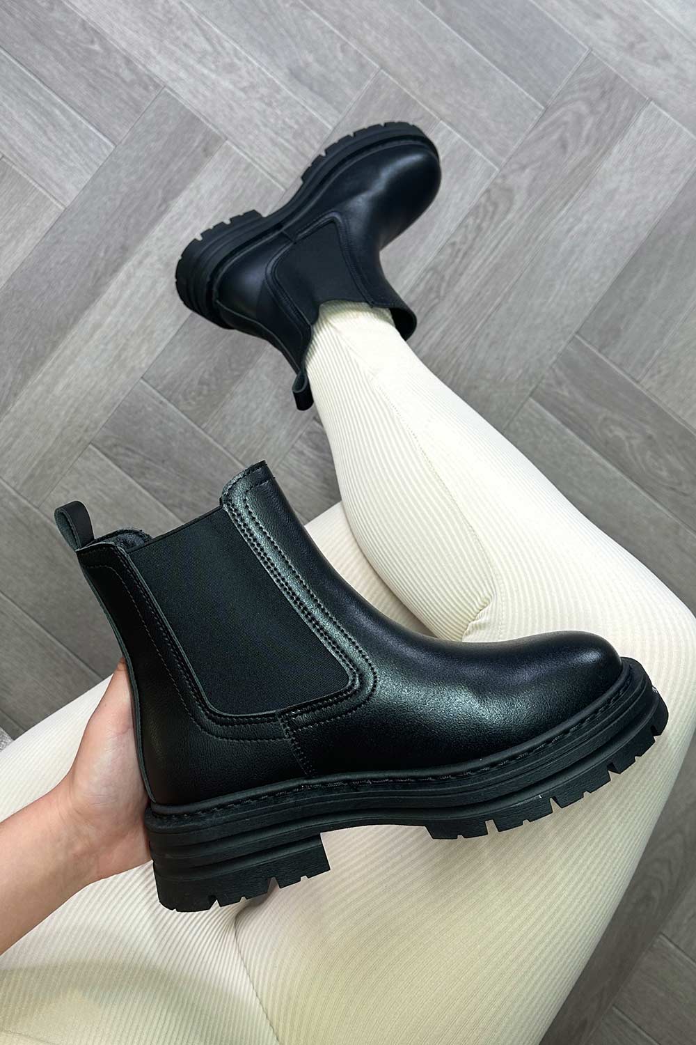 Black Chelsea Ankle Boots