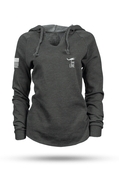 Don't Tread on Me - Lightweight Women's V-Neck Hoodie