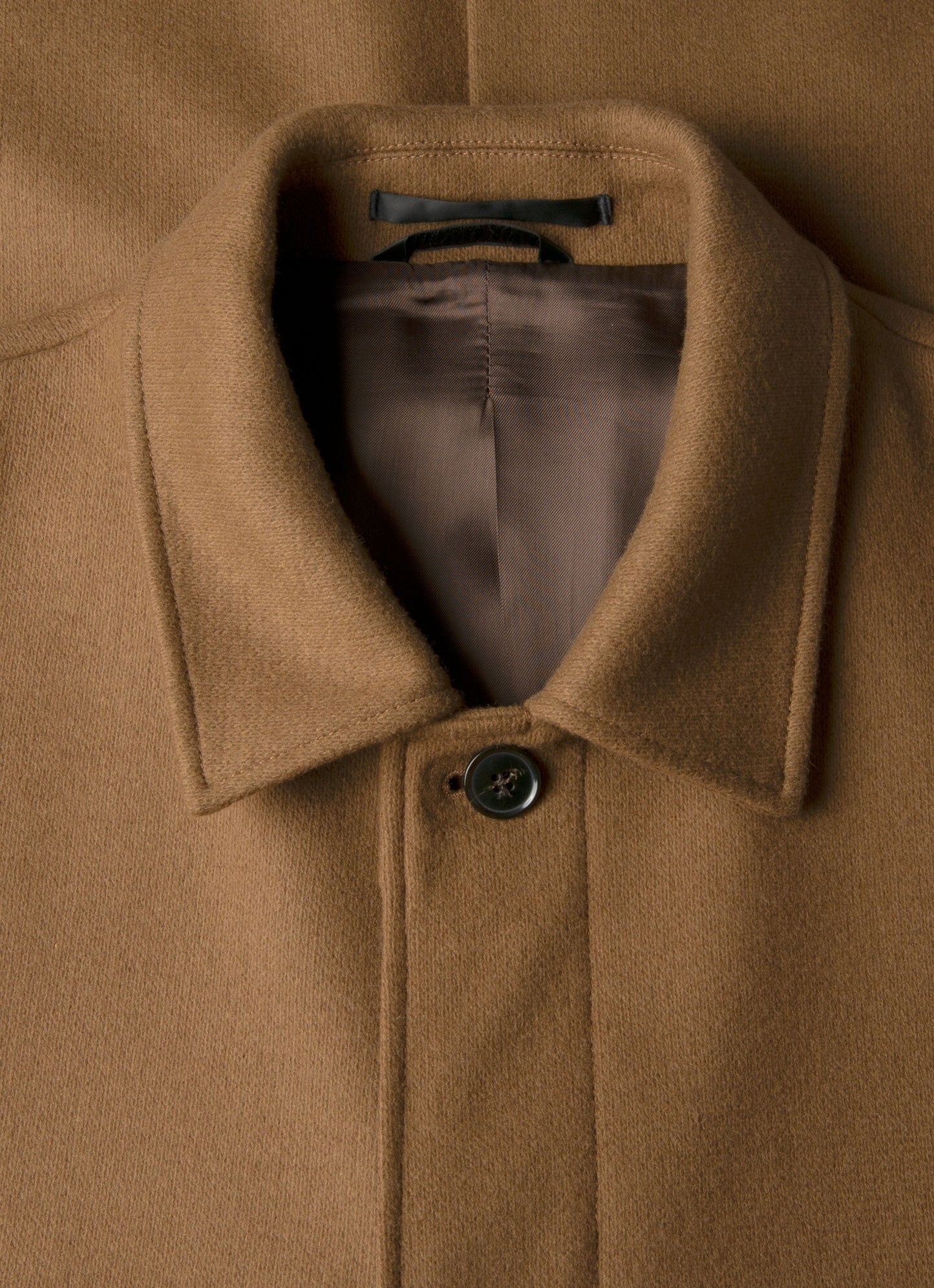 Mens Boiled Wool Coat In Mole Mcoa7334 Brgi