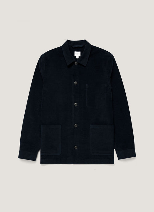 Mens Moleskin Twin Pocket Jacket In Navy Mjac7165 Buaa