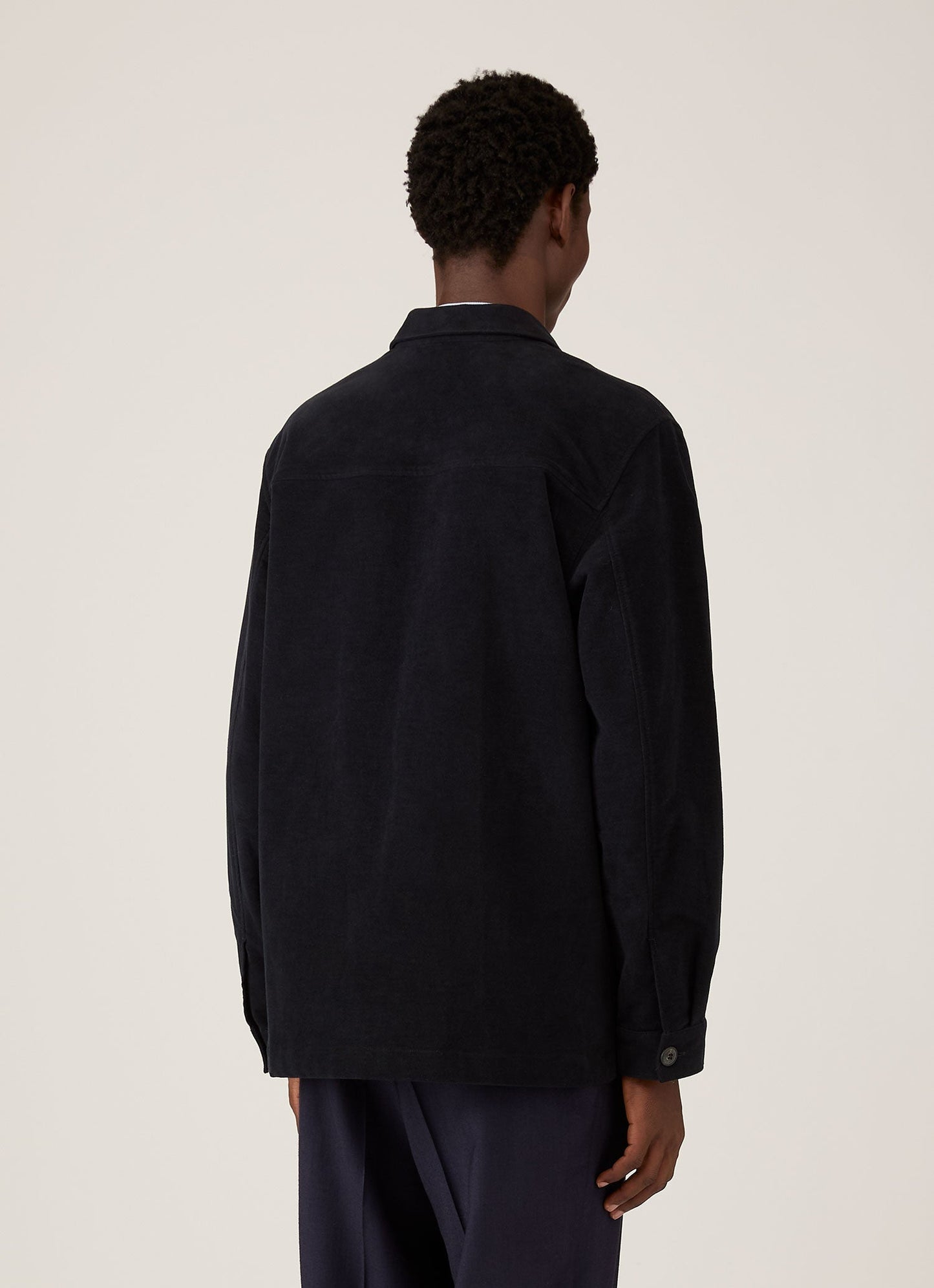 Mens Moleskin Twin Pocket Jacket In Navy Mjac7165 Buaa