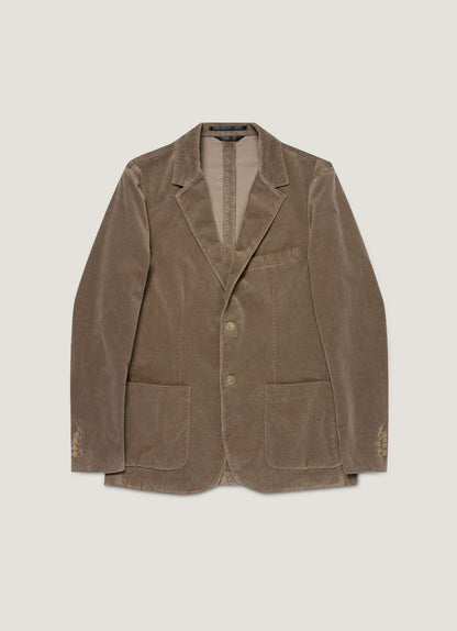 Mens Corduroy Blazer In Bark Mjac7179 Brgc