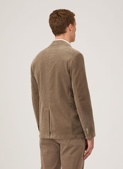 Mens Corduroy Blazer In Bark Mjac7179 Brgc