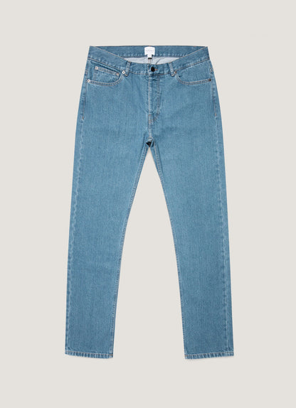 Mens Slim Fit Jean Denim Mid Wash