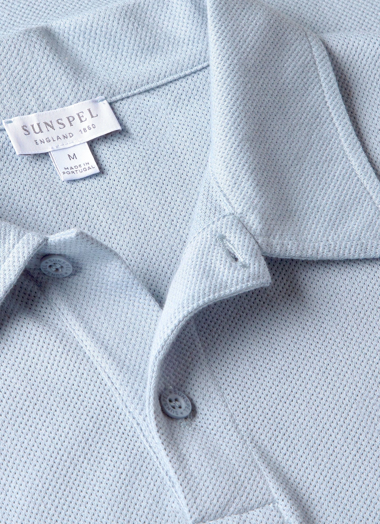 Mens Riviera Polo Shirt In Smoke Blue Mpol1026 Buvc