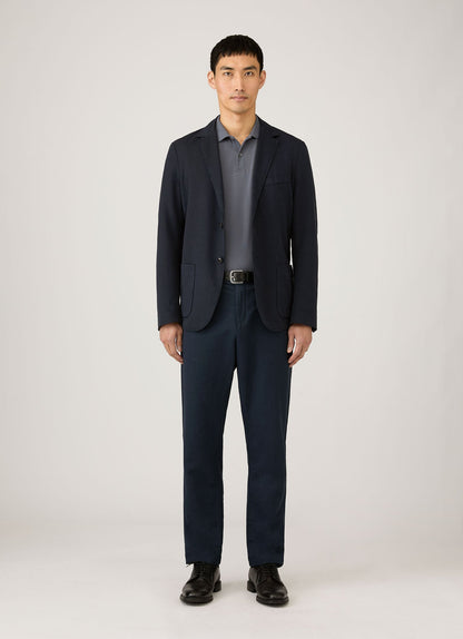 Mens Pique Polo Shirt In Slate Blue Mpol1028 Buua