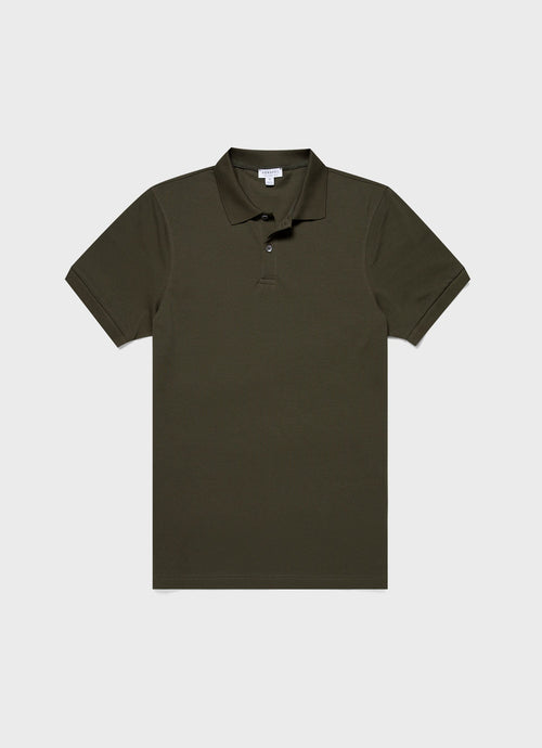 Mens Pique Polo Shirt In Pine Green Mpol1028 Gnhz