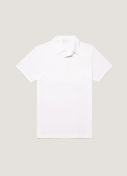 Men S Sea Island Cotton Riviera Polo Shirt In White