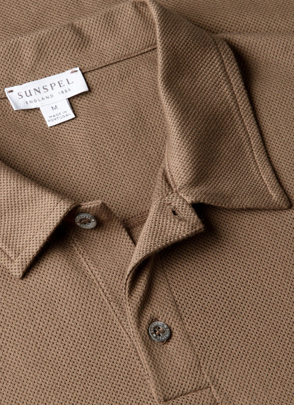 Mens Regular Fit Riviera Polo Shirt In Dark Cedar Mpol1076 Brgr