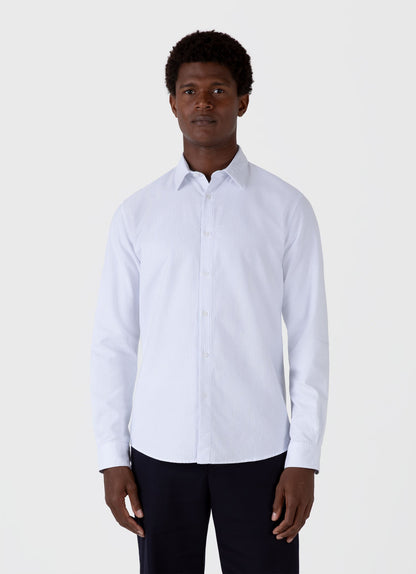 Mens Oxford Shirt In Light Blue Msht2128 Stmv