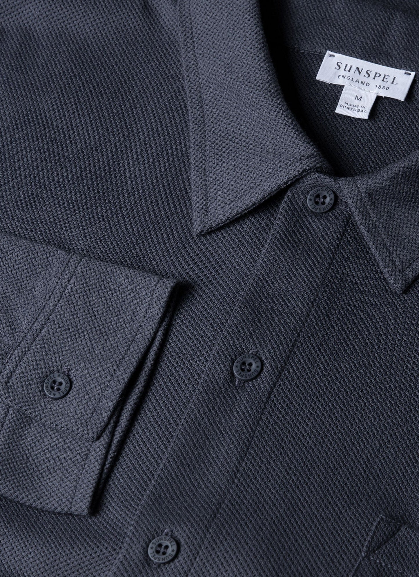 Mens Riviera Shirt In Slate Blue Msht2072 Buua