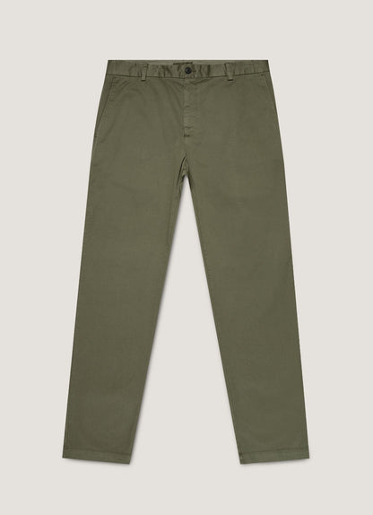 Mens Slim Fit Chino In Khaki Mtrs3102 Gngy