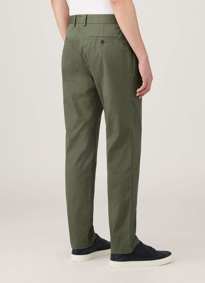 Mens Slim Fit Chino In Khaki Mtrs3102 Gngy