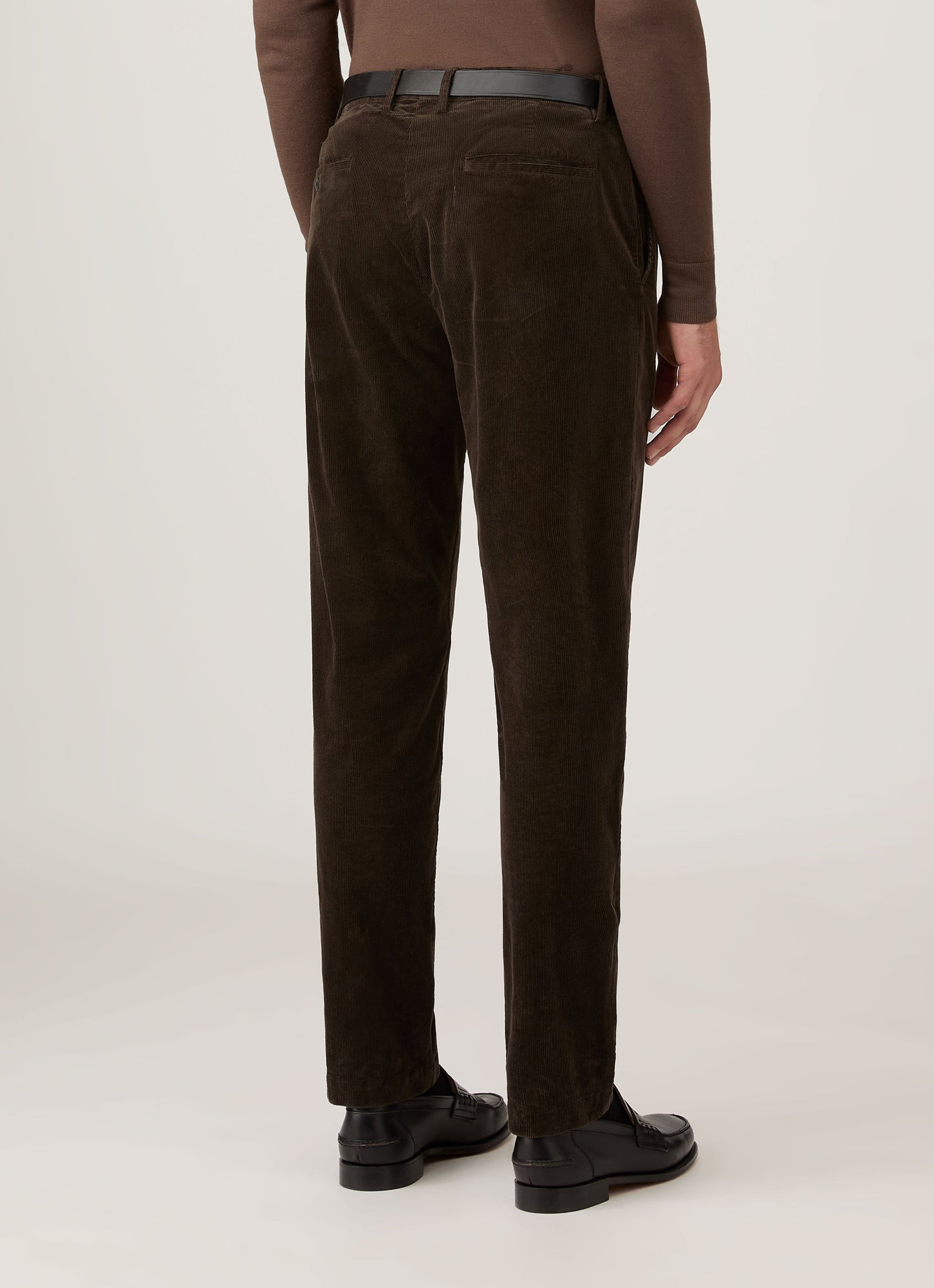 Mens Corduroy Trouser In Coffee Mtrs3118 Bref