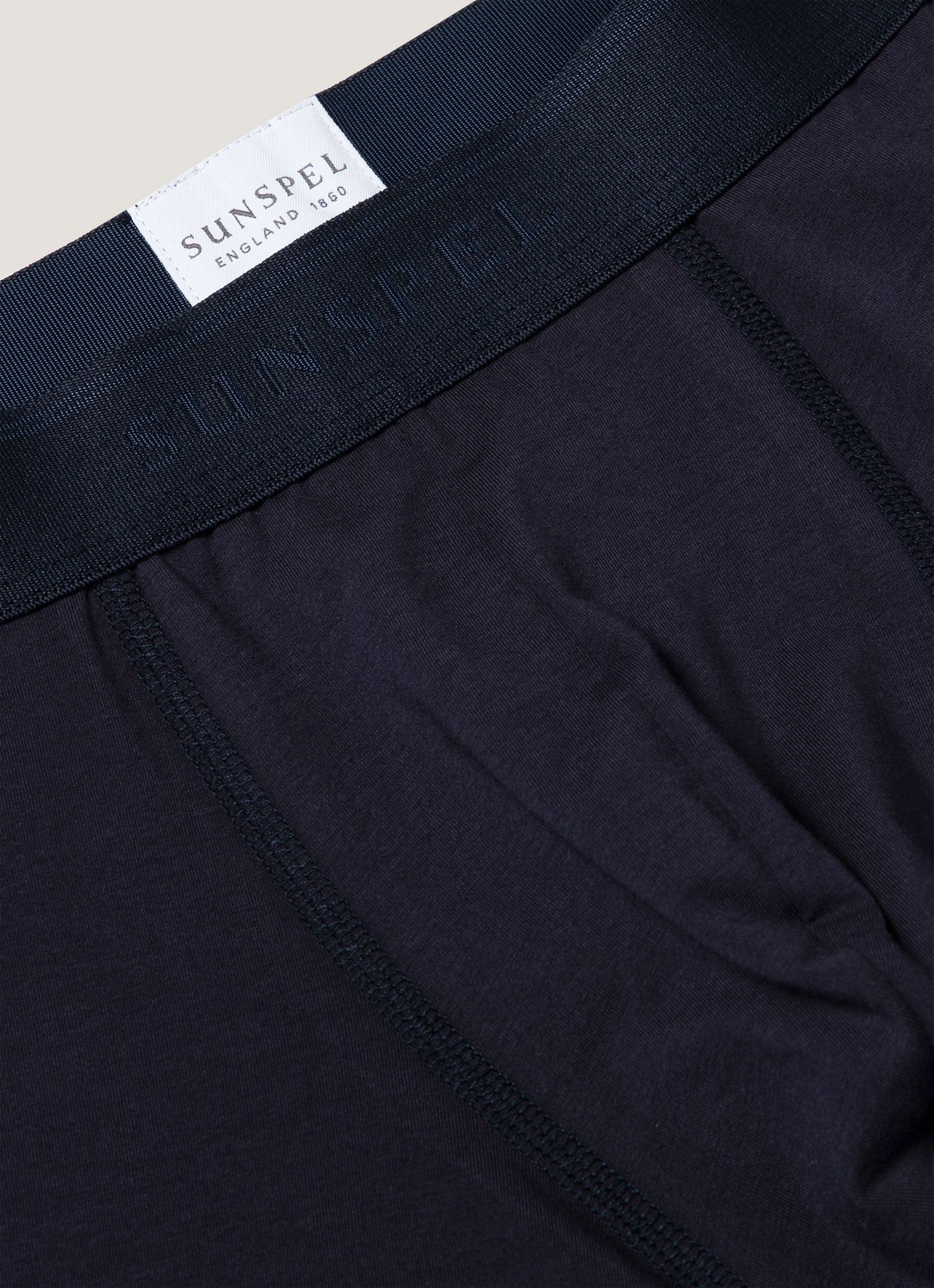 Mens Stretch Cotton Trunks In Navy