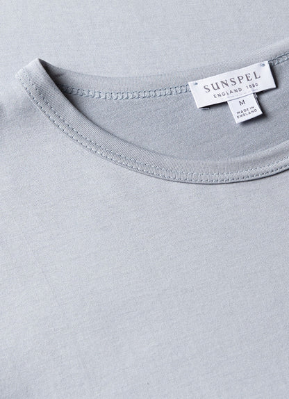 Mens Classic Tshirt In Smoke Blue Mtsh0001 Buvc