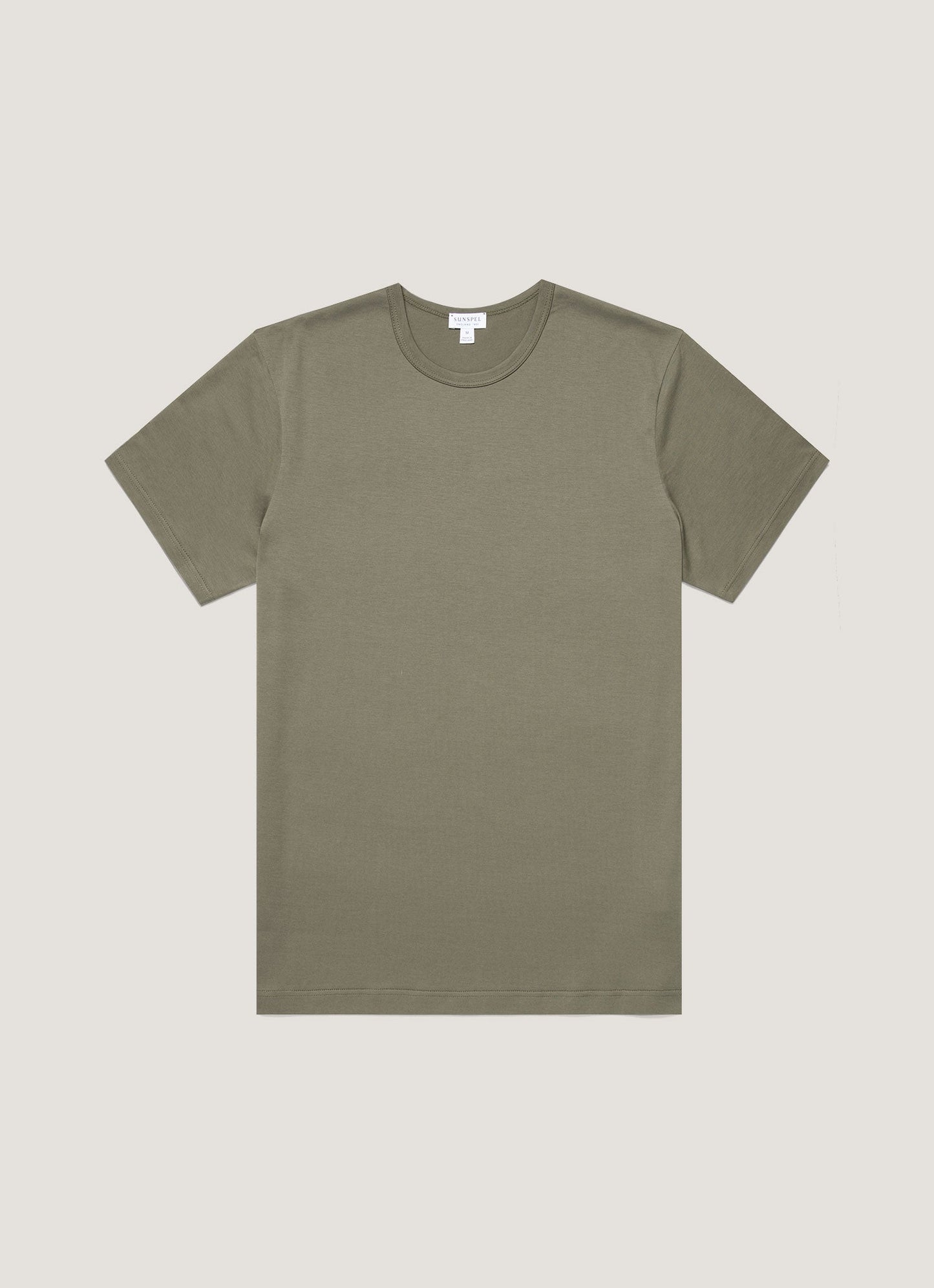 Mens Classic Tshirt In Khaki Mtsh0001 Gngy