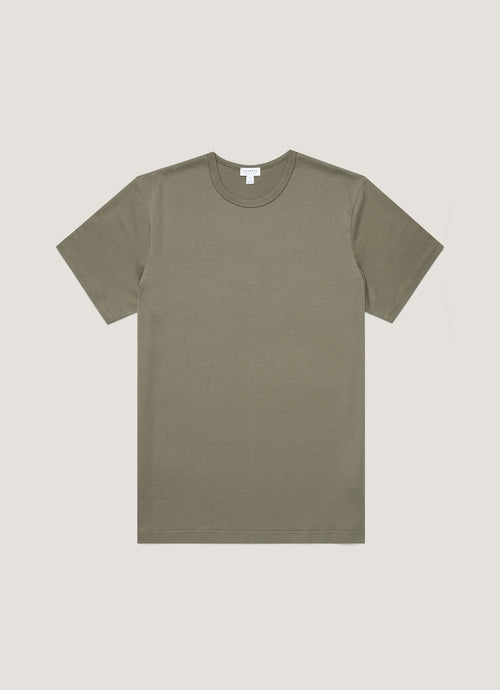 Mens Classic Tshirt In Khaki Mtsh0001 Gngy