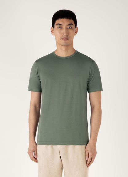 Mens Classic Tshirt In Dusk Green Mtsh0001 Gnij
