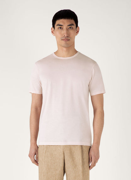 Mens Classic Tshirt In Pastel Pink Mtsh0001 Pkbl