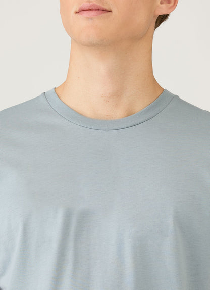 Mens Riviera Midweight Tshirt In Stone Blue Mtsh0007R Buwt