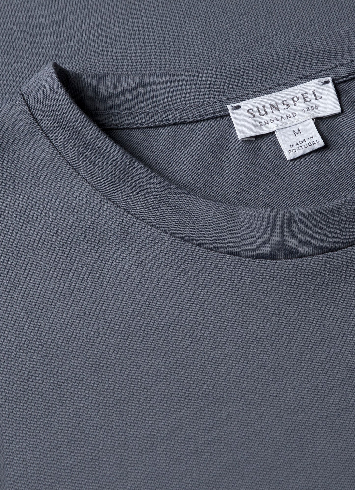 Mens Riviera Midweight Tshirt In Slate Blue Mtsh0007S Buua