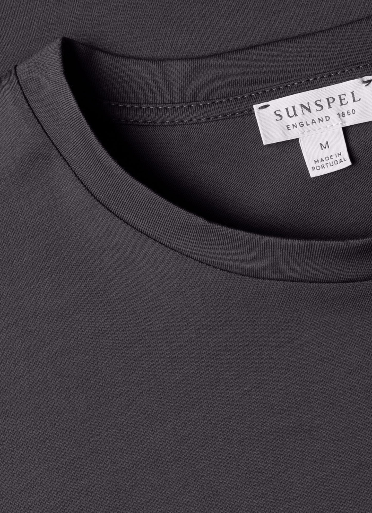 Mens Riviera Midweight Tshirt In Charcoal Mtsh0007S Gyab