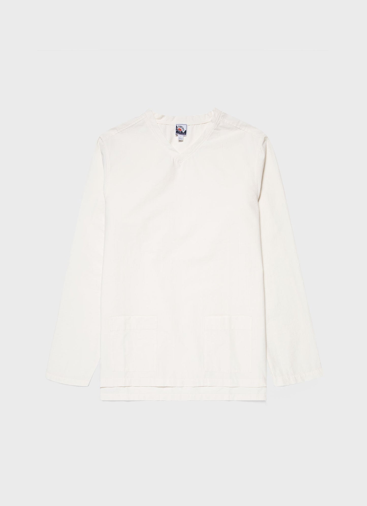 Mens Nigel Cabourn Ripstop Army Smock In Off White Ncmtop2501 Whba